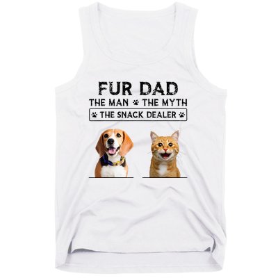 fur dad the man the myth the snack dealer Tank Top