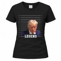 Free Donald Trump Mug Shot Republican President MAGA 2024 Women's T-Shirt