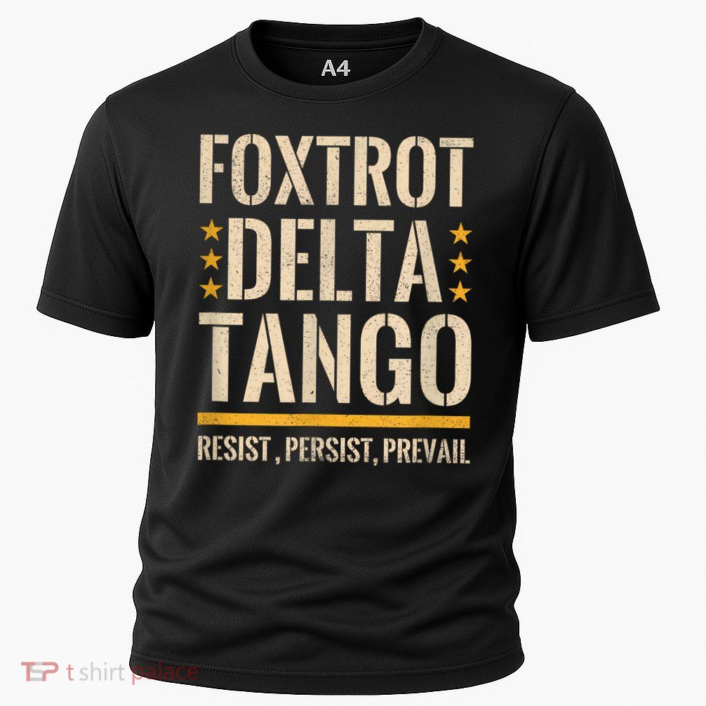 Foxtrots Deltas Tangos Resist Camo Camouflage Parks Hunting Cooling Performance Crew T-Shirt
