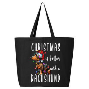 Funny Dachshund Ugly Christmas Gift 25L Jumbo Tote