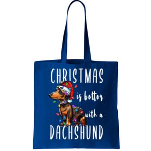 Funny Dachshund Ugly Christmas Gift Tote Bag