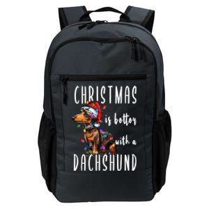 Funny Dachshund Ugly Christmas Gift Daily Commute Backpack