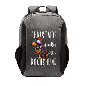 Funny Dachshund Ugly Christmas Gift Vector Backpack