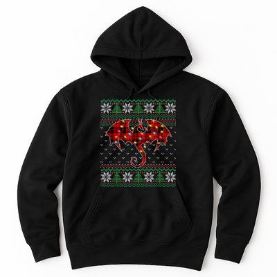 Funny Dragon Ugly Sweater Christmas Lights Dragon Lover TShirt Hoodie