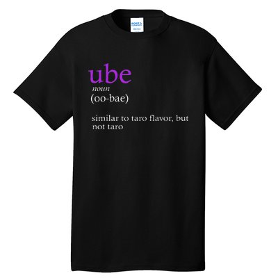 Funny Definition Ube Bae Flavor Ube Tall T-Shirt