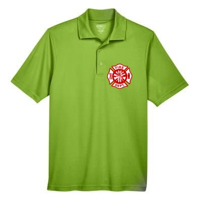 Fire Departt Uniform Firefighter Gear Fighter Gift Men's Origin Performance Pique Polo