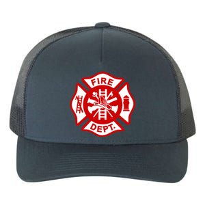 Fire Departt Uniform Firefighter Gear Fighter Gift Yupoong Adult 5-Panel Trucker Hat