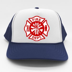 Fire Departt Uniform Firefighter Gear Fighter Gift Trucker Hat