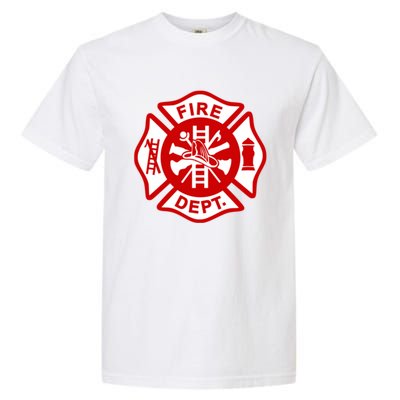 Fire Departt Uniform Firefighter Gear Fighter Gift Garment-Dyed Heavyweight T-Shirt