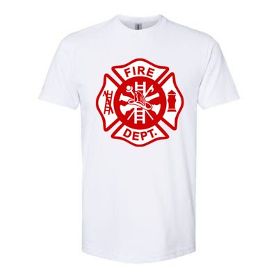 Fire Departt Uniform Firefighter Gear Fighter Gift Softstyle CVC T-Shirt