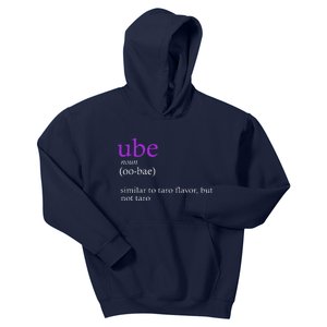 Funny Definition Ube Bae Flavor Ube Kids Hoodie