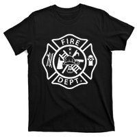 Fire Department Uniform Fireman Symbol Firefighter Gear T-Shirt