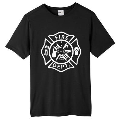 Fire Department Uniform Fireman Symbol Firefighter Gear Tall Fusion ChromaSoft Performance T-Shirt