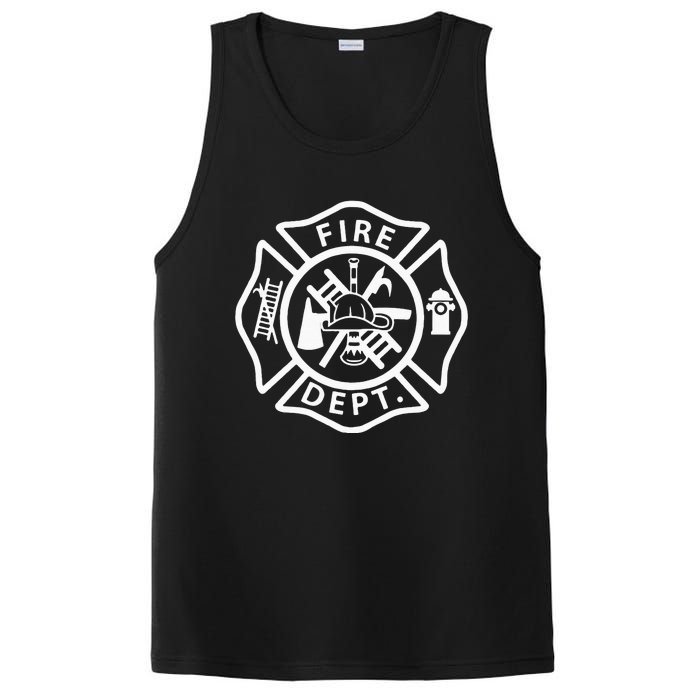 Fire Department Uniform Fireman Symbol Firefighter Gear PosiCharge Competitor Tank