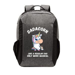 Fathers Day Unicorn Funny Dad Pony Magical Dad Fatherhood Gift Vector Backpack