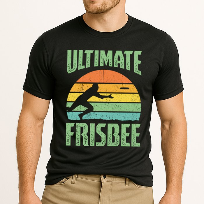 Frisbee Design Ultimate Frisbee Gift Cooling Performance Crew T-Shirt