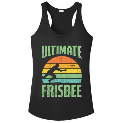 Frisbee Design Ultimate Frisbee Gift Ladies PosiCharge Competitor Racerback Tank