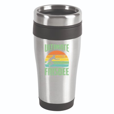 Frisbee Design Ultimate Frisbee Gift 16oz Travel Tumbler