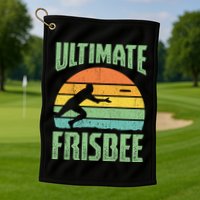Frisbee Design Ultimate Frisbee Gift Golf Towel