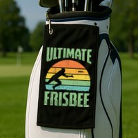 Frisbee Design Ultimate Frisbee Gift Golf Towel