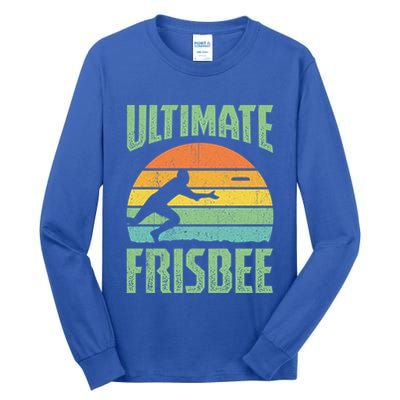 Frisbee Design Ultimate Frisbee Gift Tall Long Sleeve T-Shirt