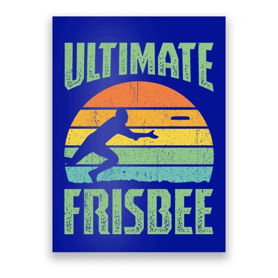 Frisbee Design Ultimate Frisbee Gift Poster