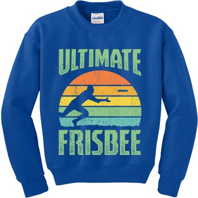 Frisbee Design Ultimate Frisbee Gift Kids Sweatshirt