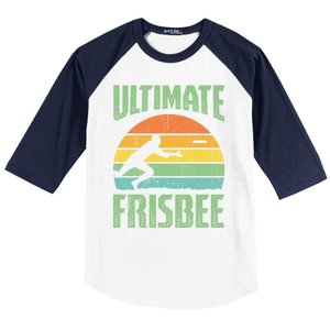 Frisbee Design Ultimate Frisbee Gift Baseball Sleeve Shirt