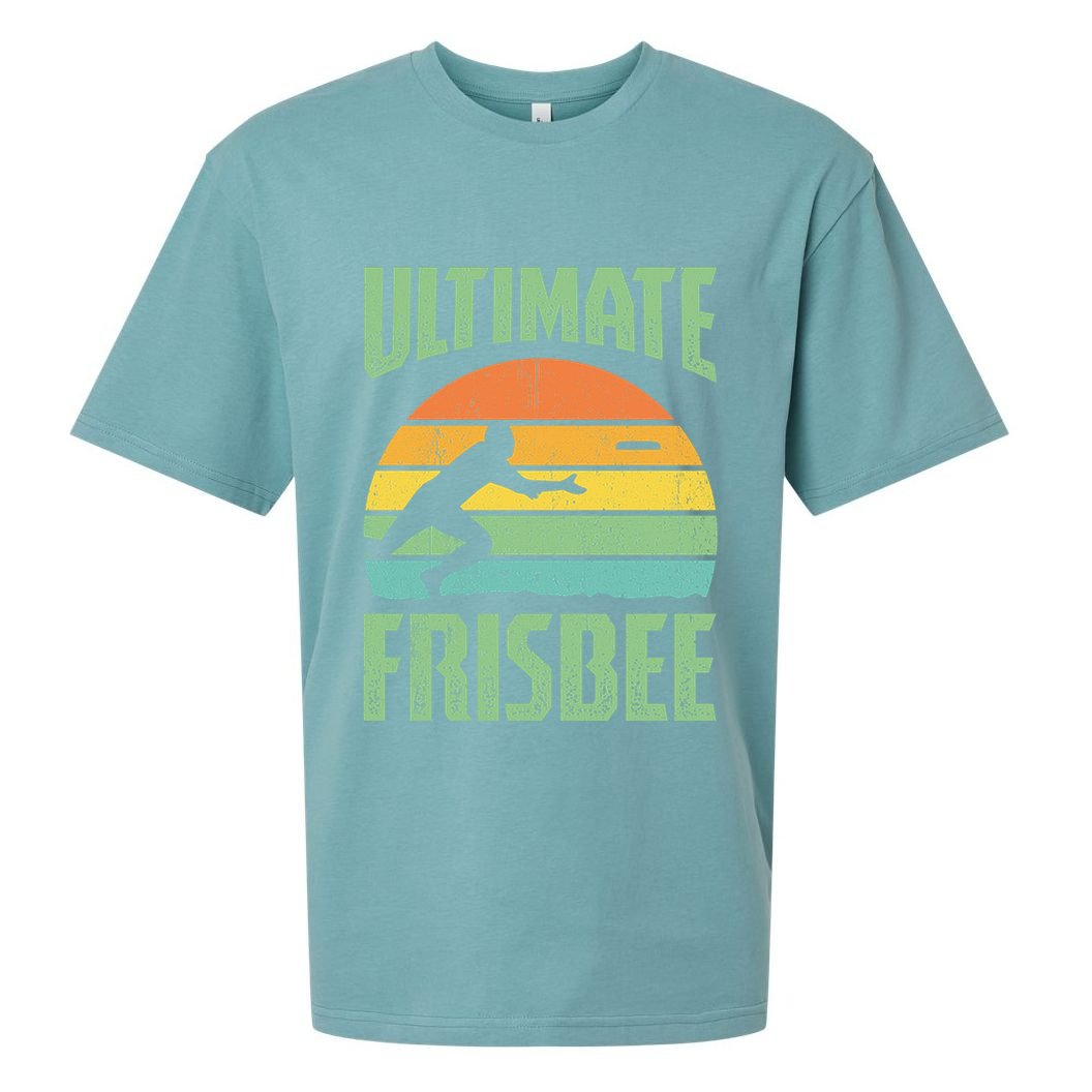 Frisbee Design Ultimate Frisbee Gift Sueded Cloud Jersey T-Shirt