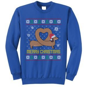 Funny Dachshund Ugly Christmas Dog Gift Sweatshirt