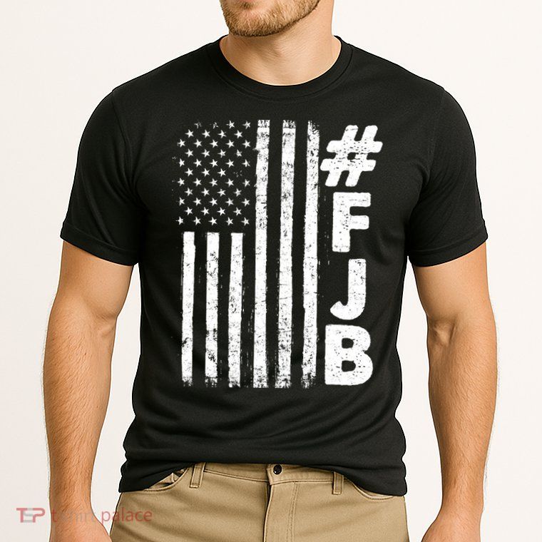 #FJB Distressed USA American Flag Performance Shirt