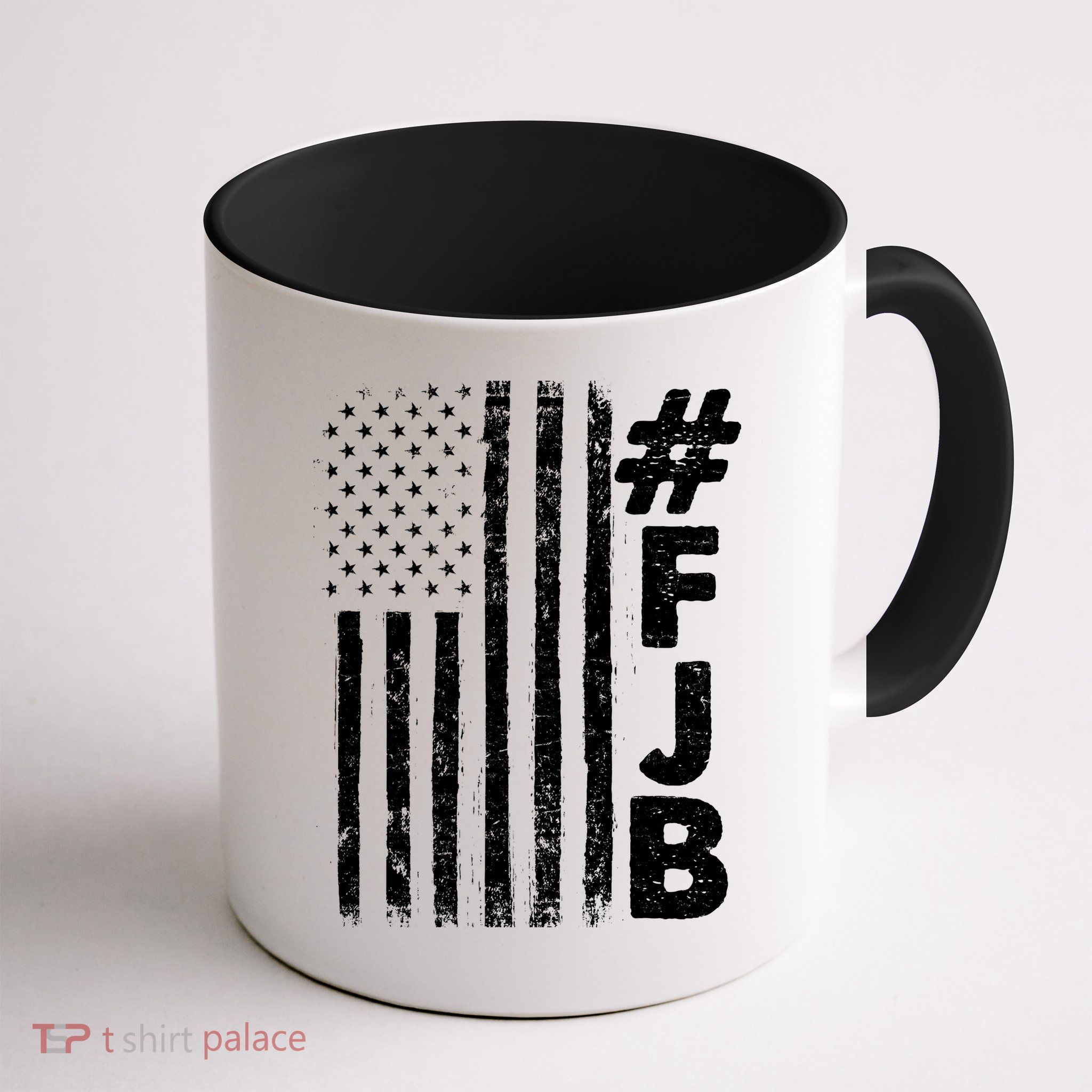 #FJB Distressed USA American Flag Mug