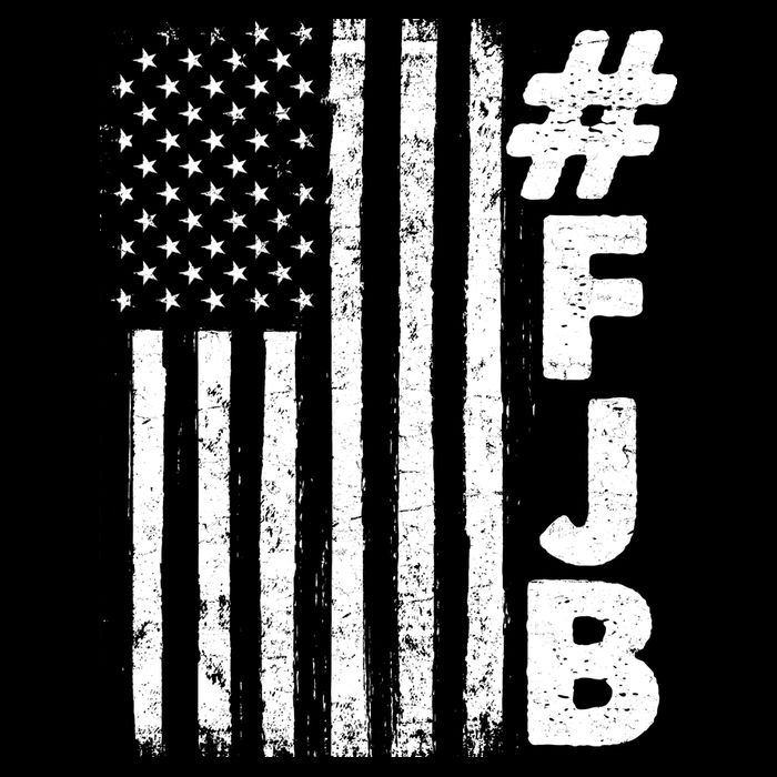 #FJB Distressed USA American Flag Drawstring Bag