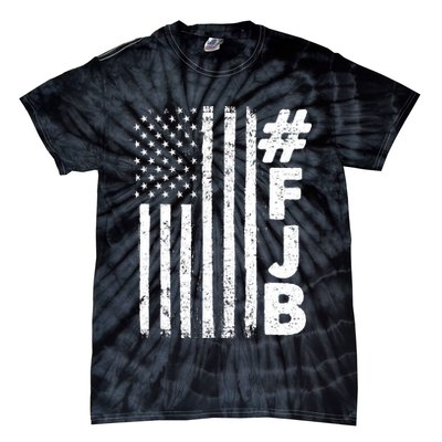 #FJB Distressed USA American Flag Tie-Dye T-Shirt