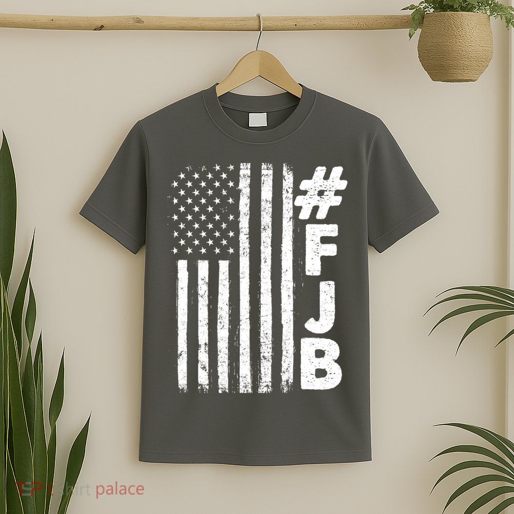 #FJB Distressed USA American Flag T-Shirt