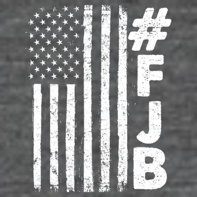 #FJB Distressed USA American Flag T-Shirt