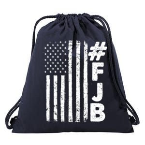 #FJB Distressed USA American Flag Drawstring Bag