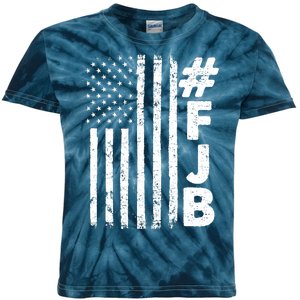 #FJB Distressed USA American Flag Kids Tie-Dye T-Shirt