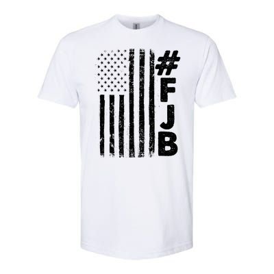 #FJB Distressed USA American Flag Softstyle® CVC T-Shirt