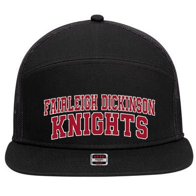 Fairleigh Dickinson University Knights 02 7 Panel Mesh Trucker Snapback Hat