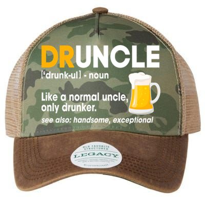 Funny Drunk Uncle Druncle Definition Legacy Tie Dye Trucker Hat