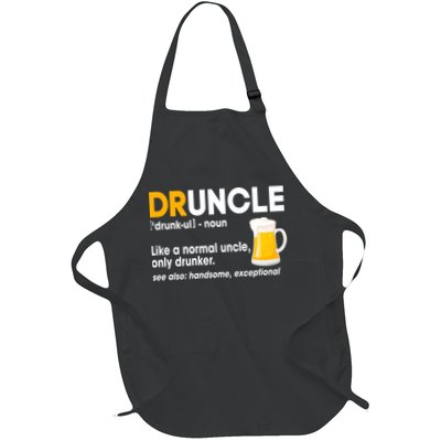 Funny Drunk Uncle Druncle Definition Apron