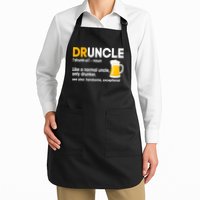 Funny Drunk Uncle Druncle Definition Apron