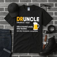 Funny Drunk Uncle Druncle Definition Tall T-Shirt