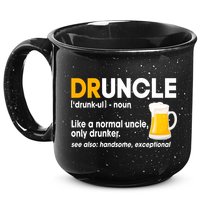 Funny Drunk Uncle Druncle Definition 15oz Campfire Ceramic Mug