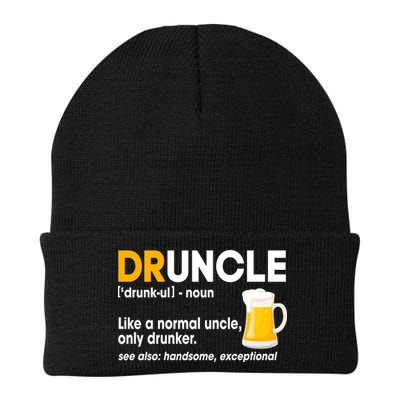 Funny Drunk Uncle Druncle Definition Beanie