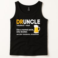 Funny Drunk Uncle Druncle Definition Tank Top