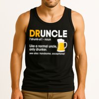 Funny Drunk Uncle Druncle Definition Tank Top