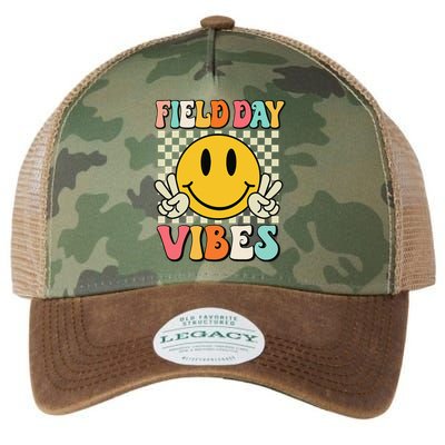 Field Day Vibes Funny For Teacher Happy Field Day 2025 1 Gift Legacy Tie Dye Trucker Hat