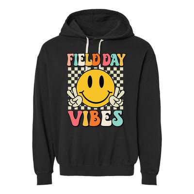 Field Day Vibes Funny For Teacher Happy Field Day 2025 1 Gift Garment-Dyed Fleece Hoodie